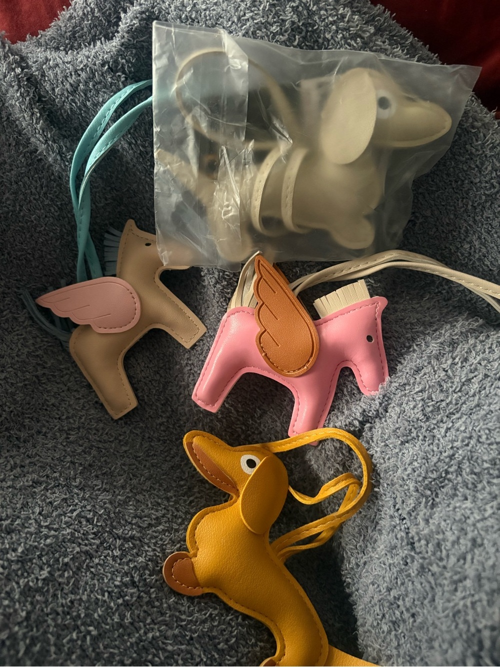 Four pack of bag charms